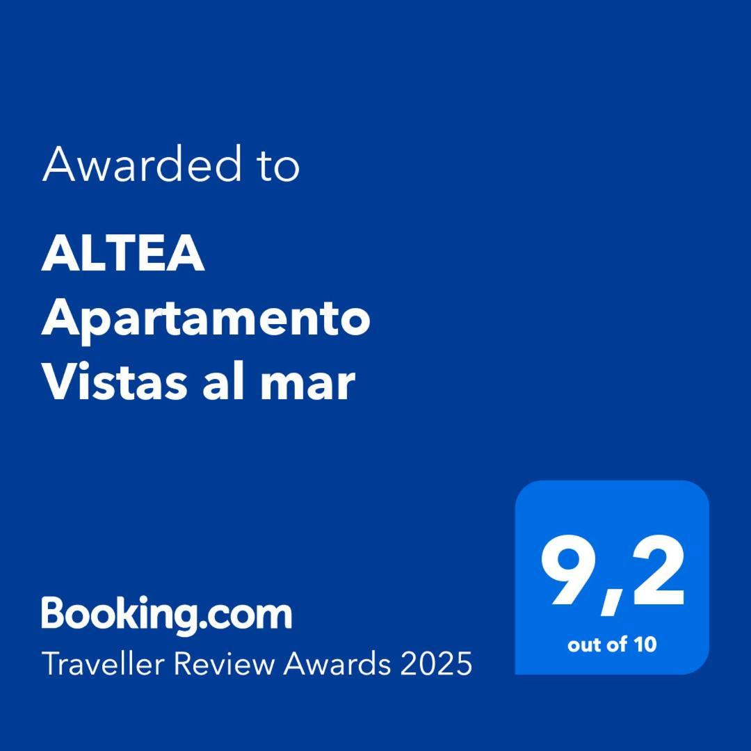 Altea Apartamento Vistas Al Mar 外观 照片